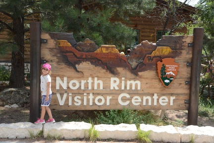 Greta Visitor Center Sign